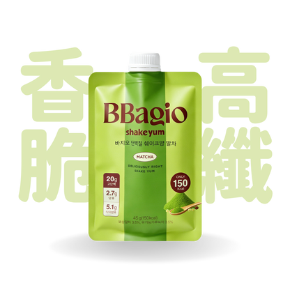 [預售] BBagio Protein ShakeYam 經典高蛋白代餐 (抹茶) 45g x 7包