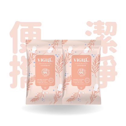 VIGILL 女性濕式衛生紙孖裝(共24片)