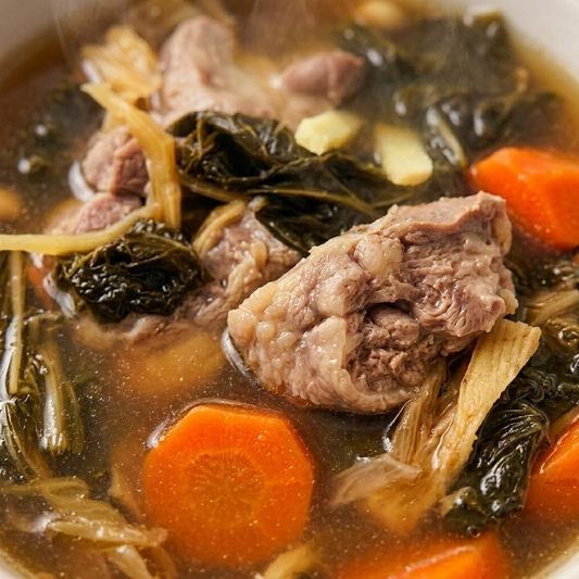 Hangry Buddy ✕ 蒟蒻媽媽靚湯 菜乾豬肺湯｜止咳潤肺