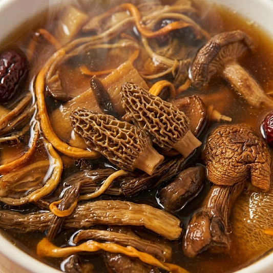 Hangry Buddy ✕ 蒟蒻媽媽靚湯 羊肚菌雜菌湯｜健脾免疫素湯