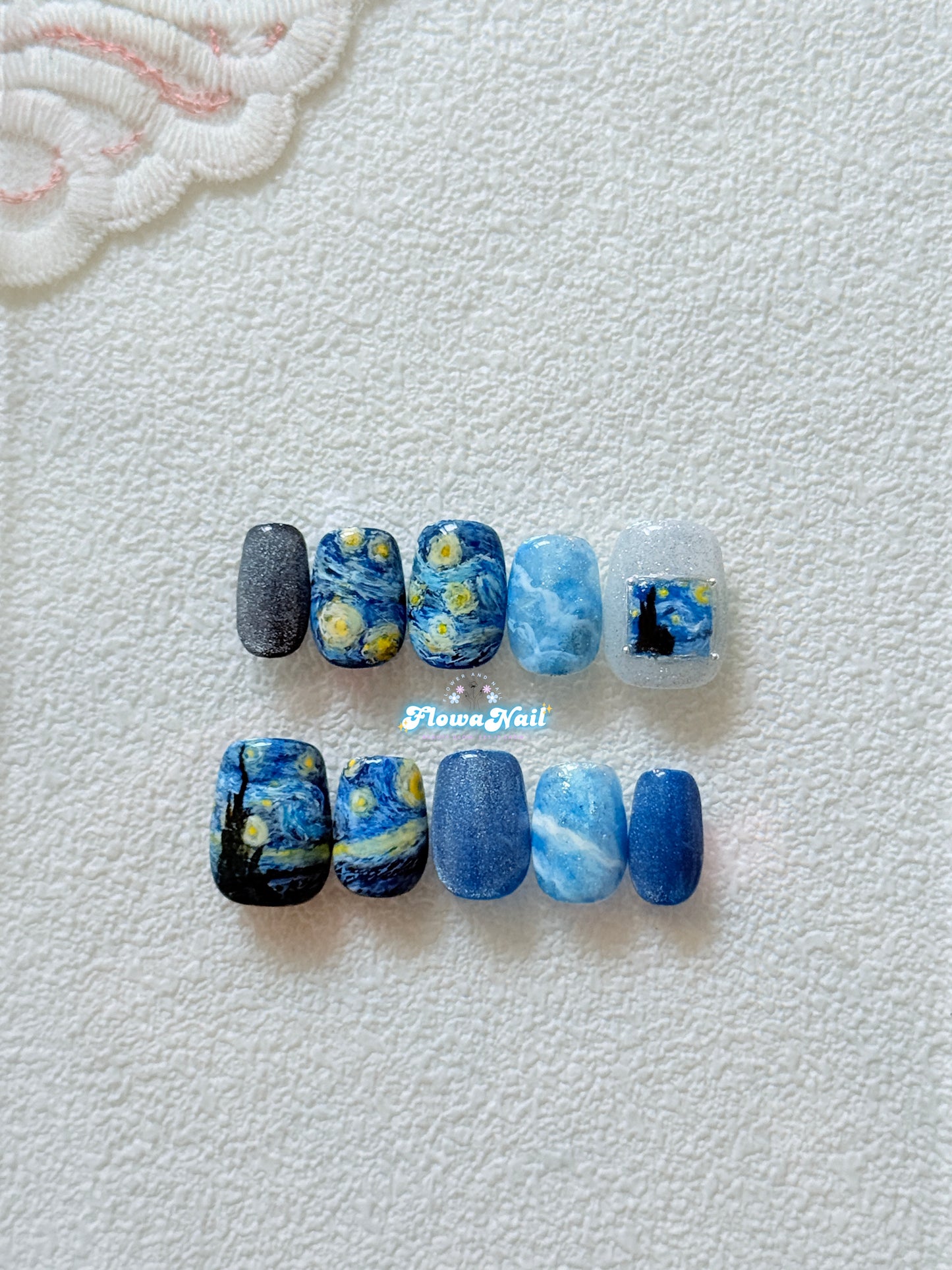 𝐹𝓁❀𝓌𝒶 𝒩𝒶𝒾𝓁 油畫系列 | 香港手工穿戴甲
