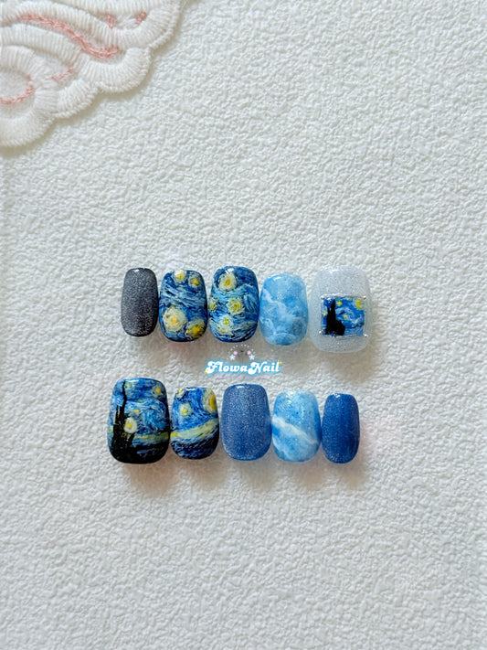 𝐹𝓁❀𝓌𝒶 𝒩𝒶𝒾𝓁 油畫系列 | 香港手工穿戴甲